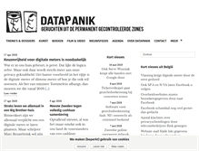 Tablet Screenshot of datapanik.org